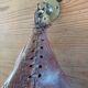Old leather punching ball