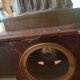Pendule avec statue bronze