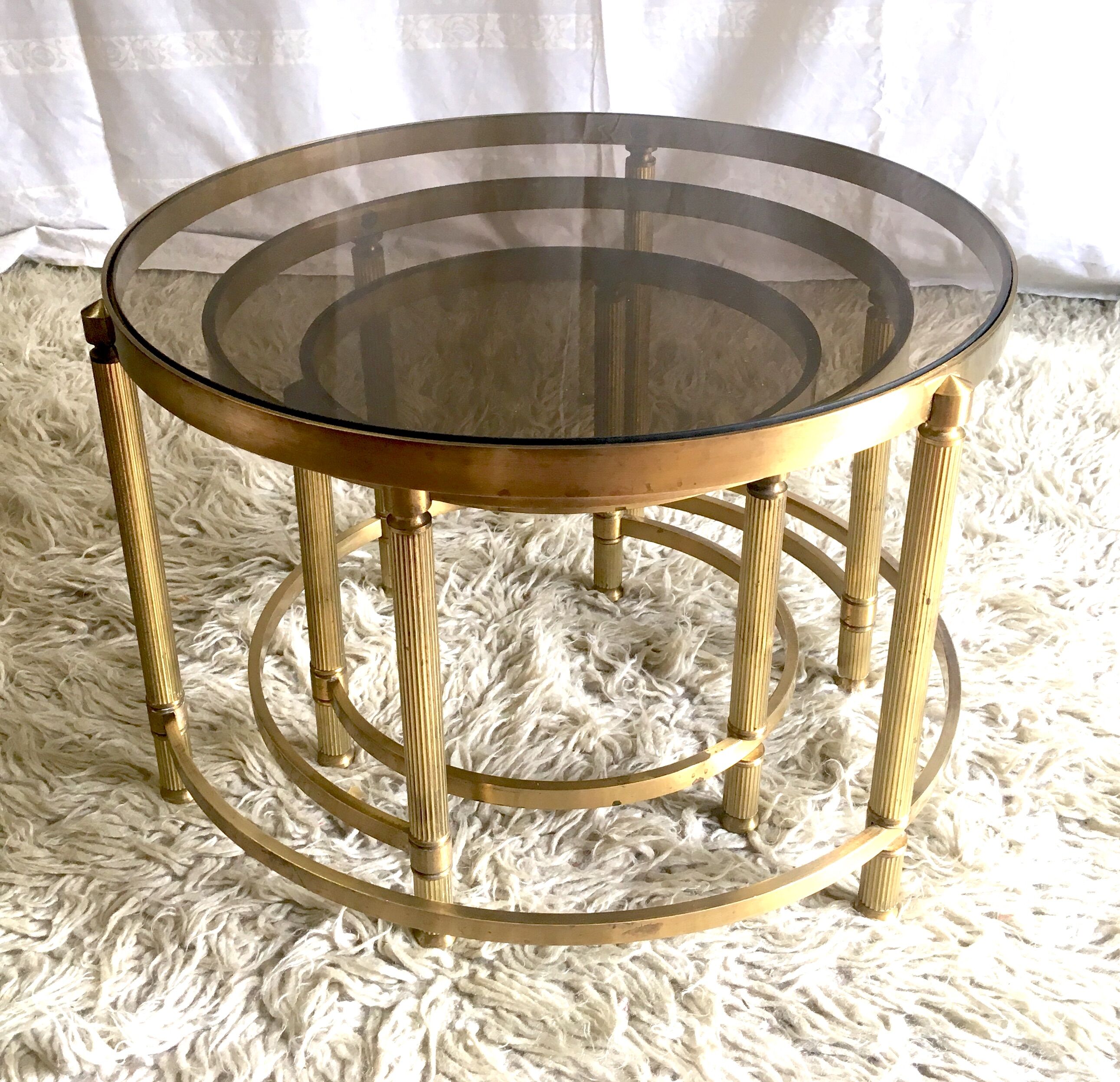 Tables basses gigognes années 60/70