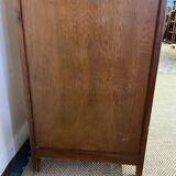 Armoire parisienne en bois vintage