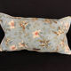 Pair of kilim-style antique canvas cushions woven, patched and hand-embroidered, and vintage fabric
