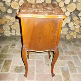 Walnut bedside table