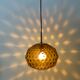 Limburg Glashutte glass hanging lamp , 1970