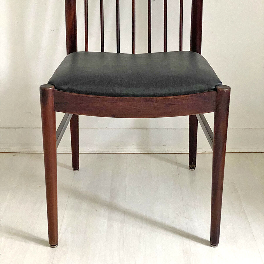 Set of 4 Scandinavian rosewood chairs Design Arne VODDER