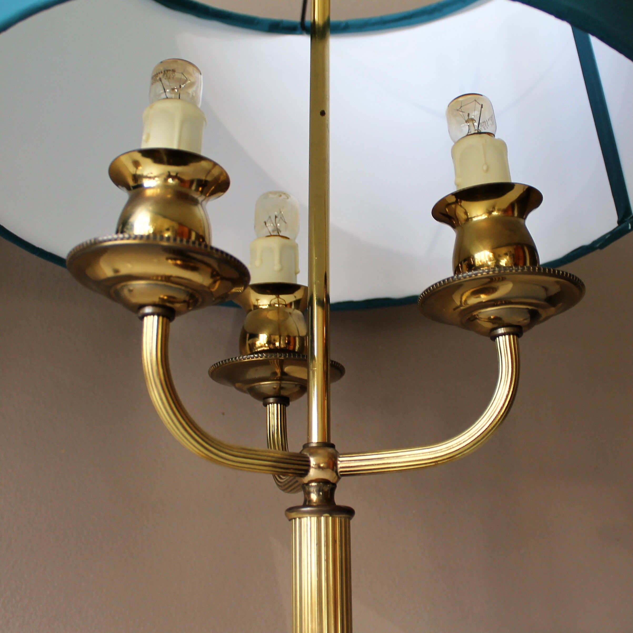 Paire de lampes bouillottes 19é style empire