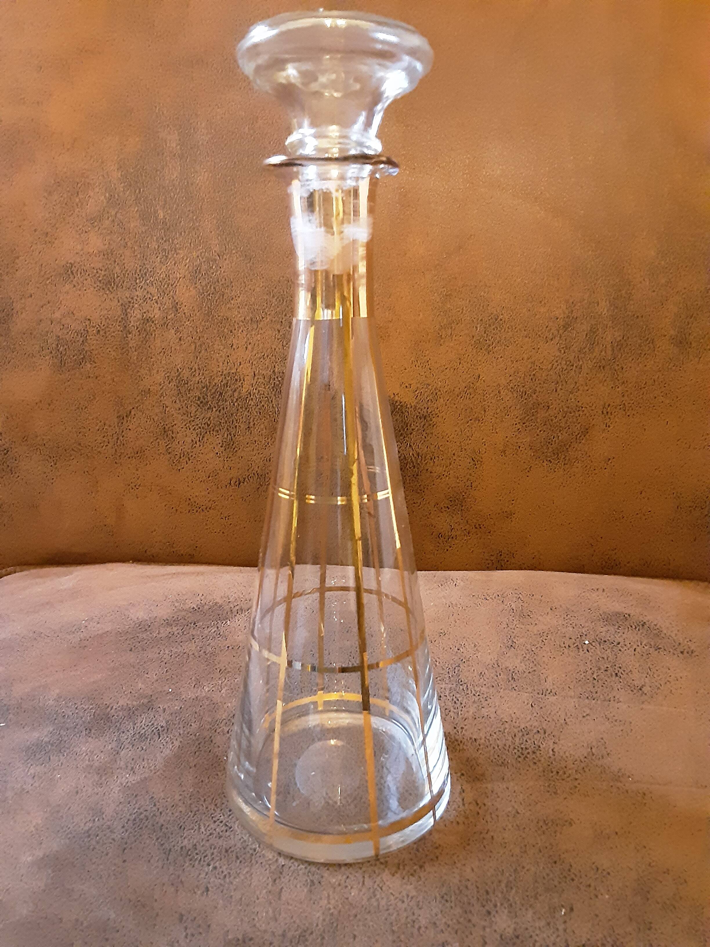 Vintage crystal decanter