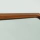 rectangular WALL MIRROR aksel kjersgaard denmark solid teak frame 1970s