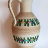 Large vase ceramic pitcher West Germany