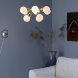 Nine-Arm “Sputnik” Candlestick, Jaroslav Bejvl Sr, 1970s, Czechoslovakia