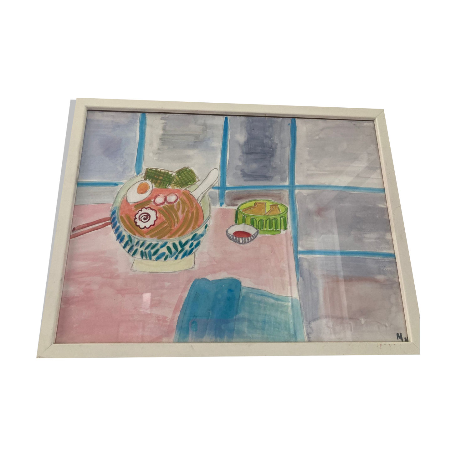 Illustration d’un Ramen à l’aquarelle