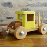 Vintage wooden transport truck