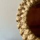 Round rope mirror from the 70s