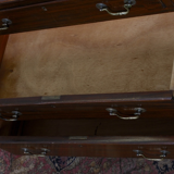 Antique Edwardian carved mahogany desk