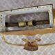 Pair of wall sconces in gilded brass 1970