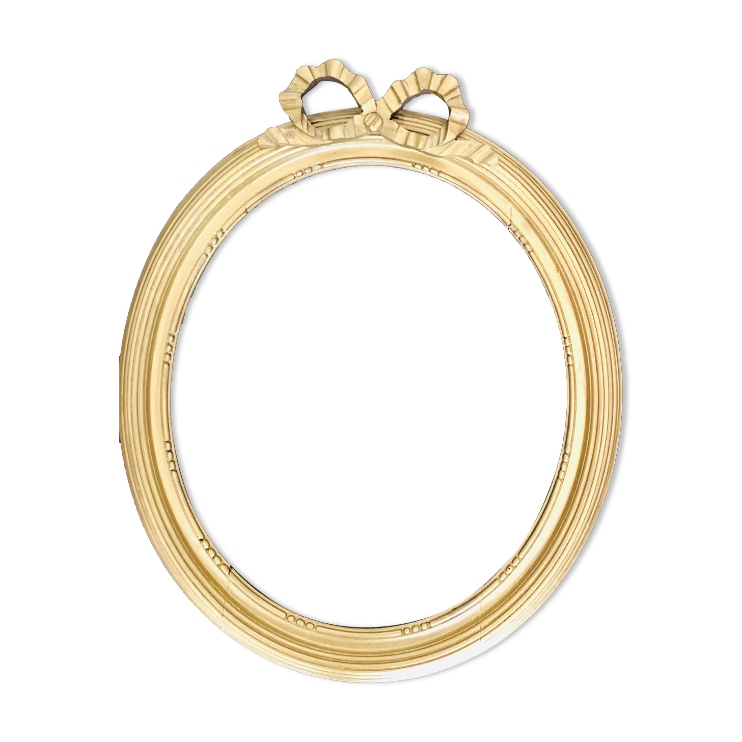 Old gilded carved wooden frame