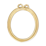 Old gilded carved wooden frame