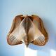 Pair of wooden light wall sconces for bedroom