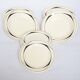 Lot 18 assiettes plates, creuses et dessert 1980
