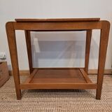 Art deco double top side table