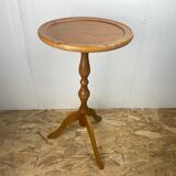 Solid wood tripod pedestal table 1900