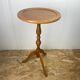 Solid wood tripod pedestal table 1900