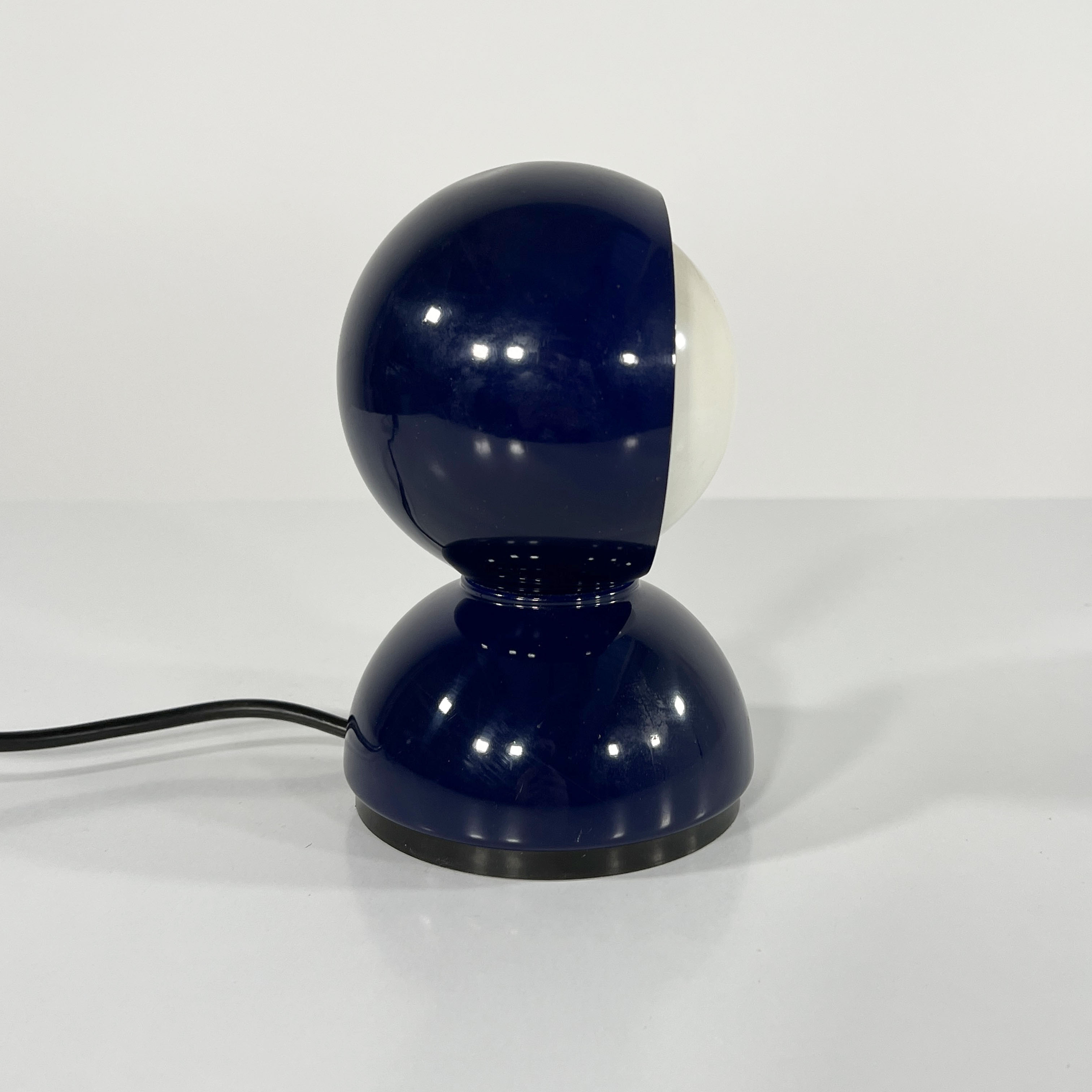 Midnight blue eclisse lamp by Vico Magistretti for Artemide, 1960
