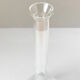 Transparent glass vial vase 28cm