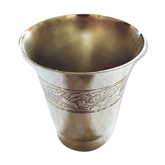 Timbale silver metal - animal décor