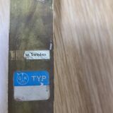 Vintage teak Swedish wall light