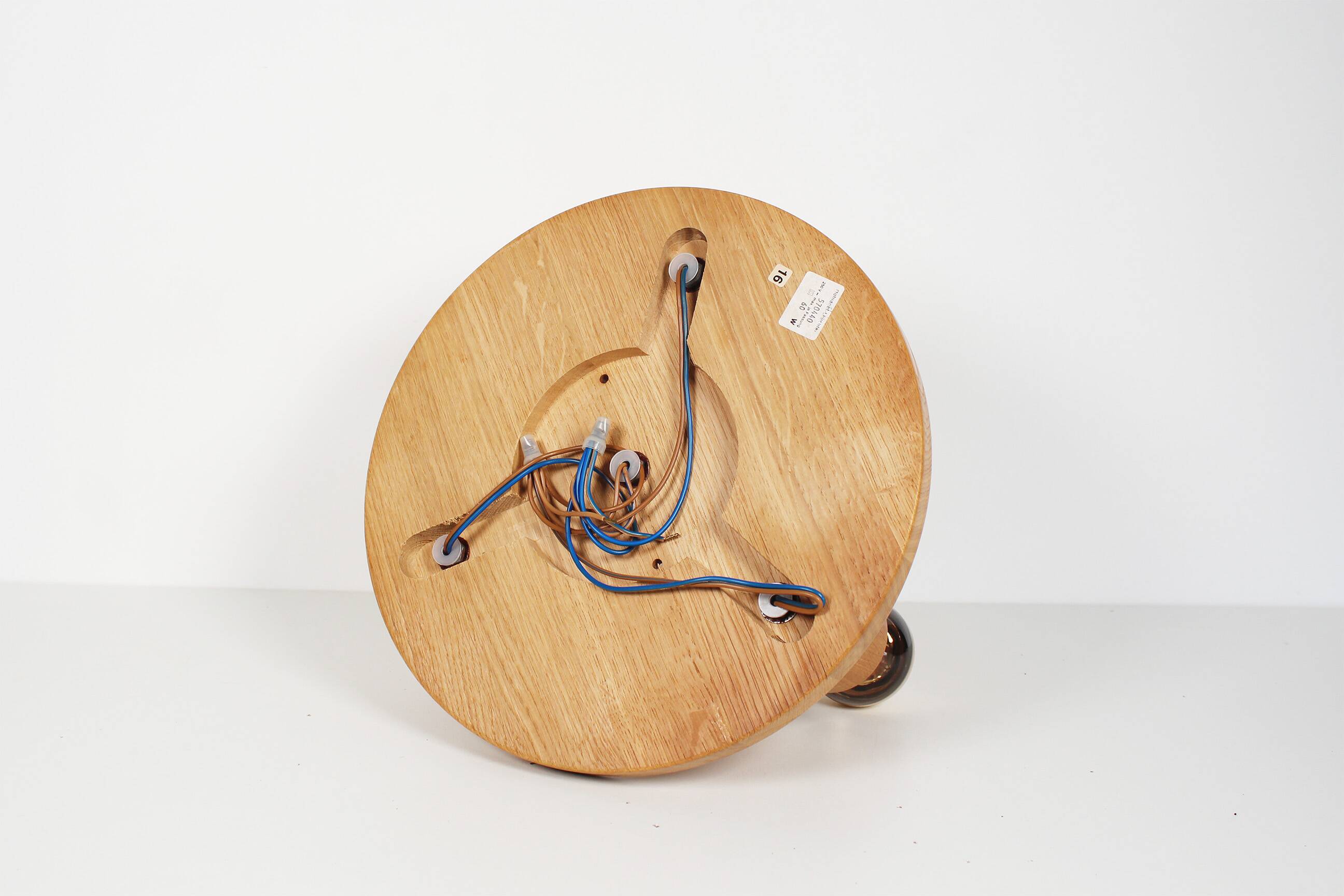 Vintage 1970's old stock 'Japandi' style ceiling light