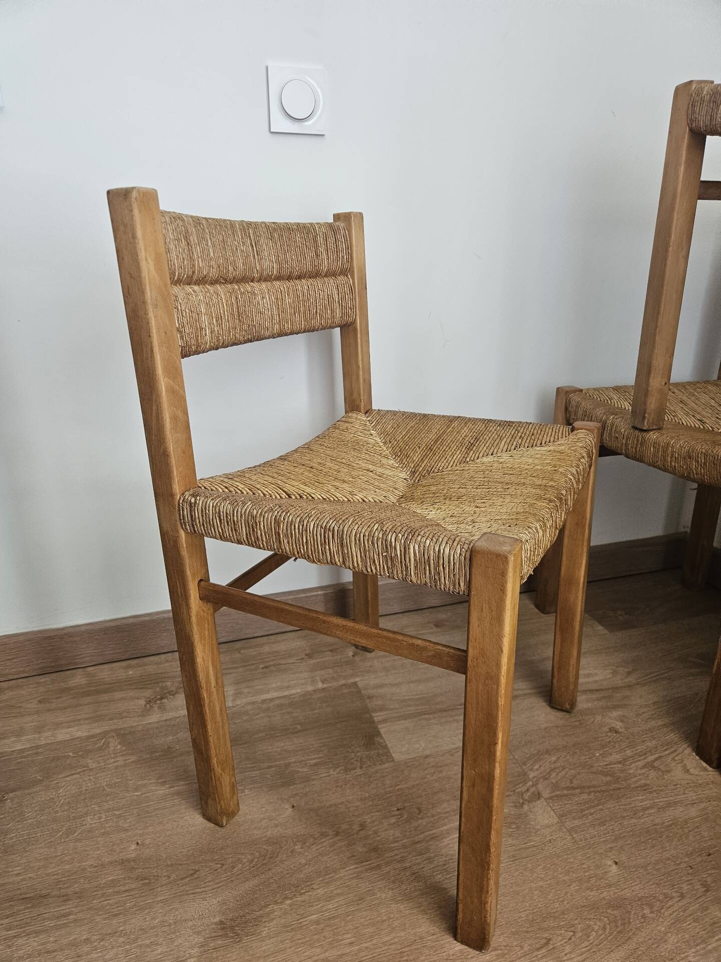 Suite de 5 chaises Pierre Gautier-Delaye, Meubles Week-End, années 60