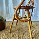 Vintage rattan chair 1960