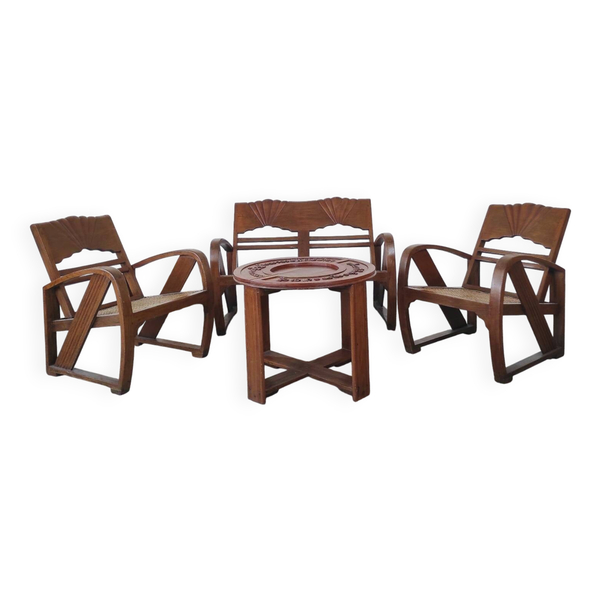 Burmese teak garden furniture
