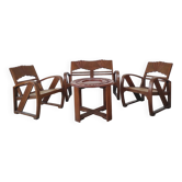 Burmese teak garden furniture