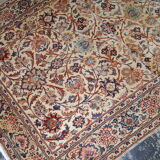 Former carpet Persian Kashaan done hand 125cm x 192cm 1910 s