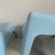 Pair of Bunso children's outdoor armchairs by Ikea Design Thomas Sandell