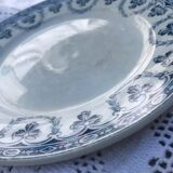 Assiette plate saint Amand et hamage, modèle Santiago