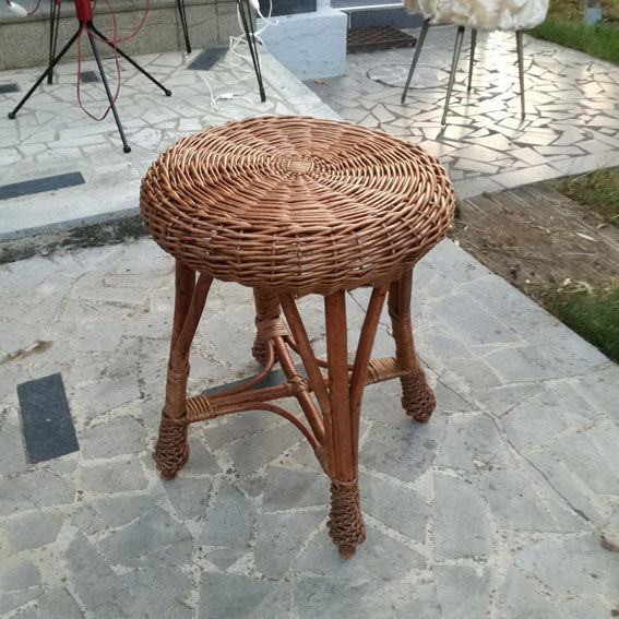 Braided Wicker stool