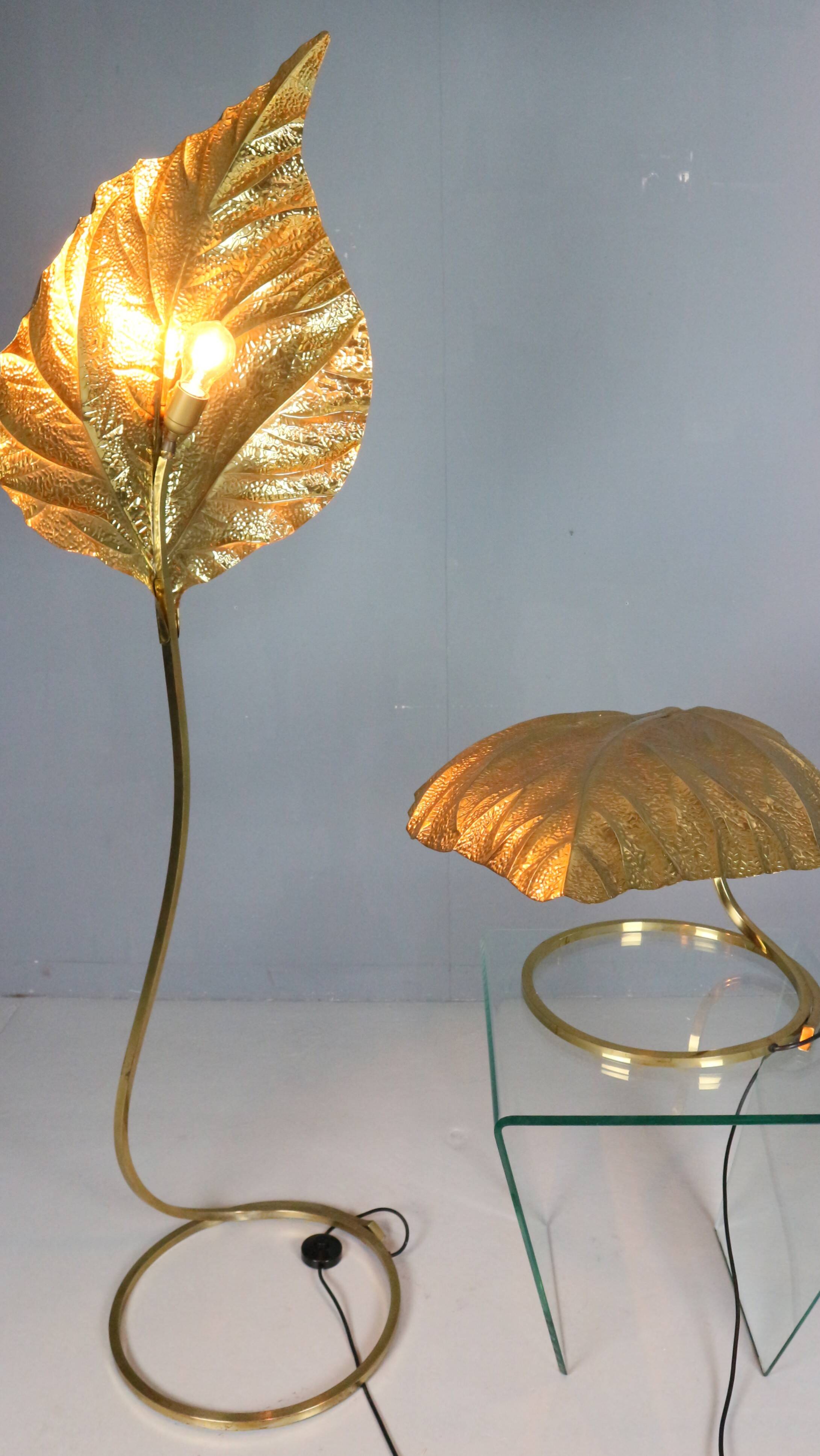 Tommaso Barbi "Rhubarb" floor and table lamp by Bottega Gadda Italy, 1970