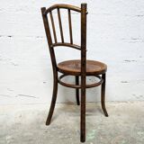 Bentwood bistro chair with caned seat