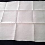 6 Damask linen napkins, 53 x 73 cm