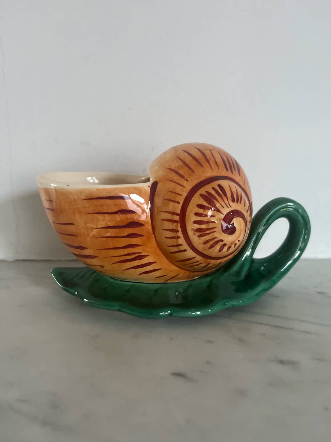 Saucière barbotine escargot