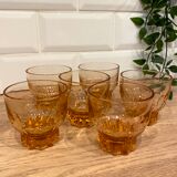Set de 6 verres vintage