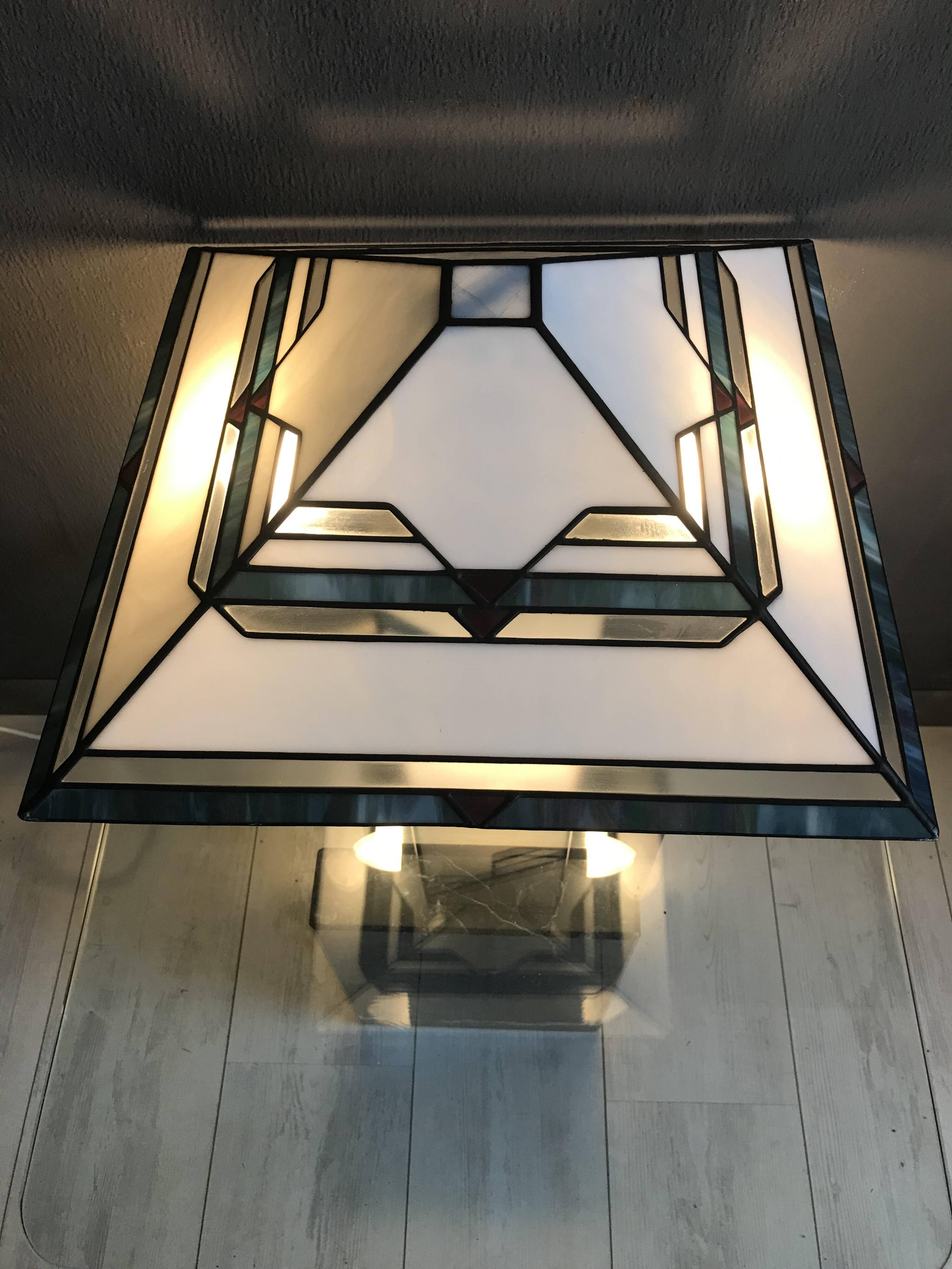 Art Deco Tiffany Style Rare Table Lamp