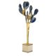 Jacques Duval Brasseur, Large golden brass cactus sculpture. 1992