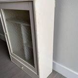 Bathroom cabinet pharmacy patinated wood