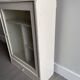Bathroom cabinet pharmacy patinated wood