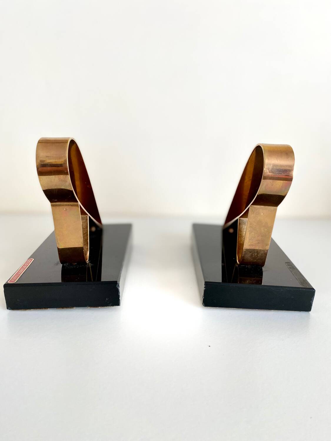 Art Deco bookends - Gold Starry, 20th century