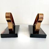 Art Deco bookends - Gold Starry, 20th century