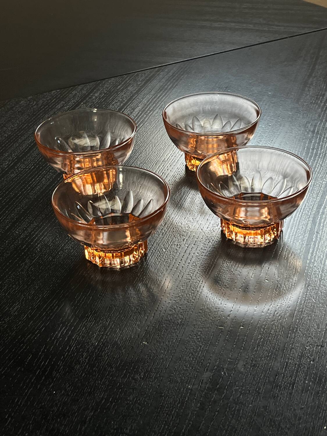 1950s pink glass